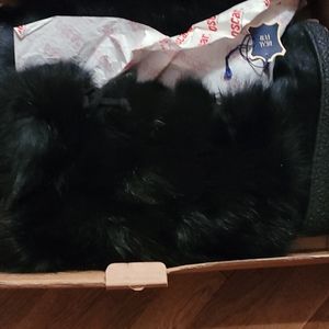 Fur boots with original box